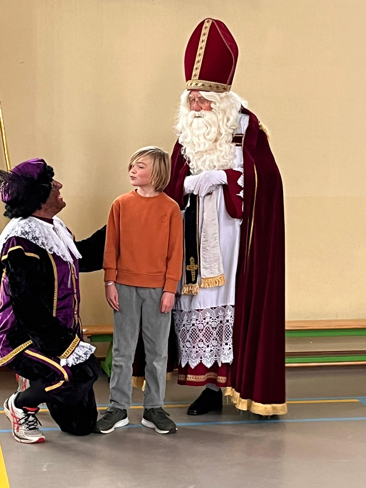 Sint en piet op bezoek 